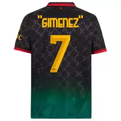 AC Milan Gimenez 7 Shirt Heren Vierde 2024/25 AC Milan Gimenez 7 Shirt Heren Vierde 2024/25