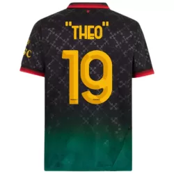 AC Milan Theo Hernandez 19 Shirt Heren Vierde 2024/25 AC Milan Theo Hernandez 19 Shirt Heren Vierde 2024/25