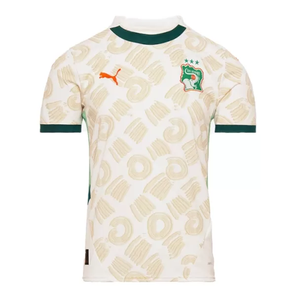 Ivoorkust Shirt Heren Uit 2024/25 Ivoorkust Shirt Heren Uit 2024/25