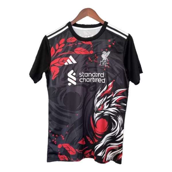 Liverpool Shirt Heren 2024/25 Zwarte - Speciaal Liverpool Shirt Heren 2024/25 Zwarte - Speciaal