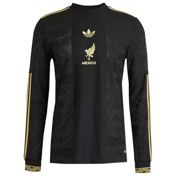 Mexico Shirt Heren 2024/25 Lange Mouw Zwarte - Speciaal Mexico Shirt Heren 2024/25 Lange Mouw Zwarte - Speciaal