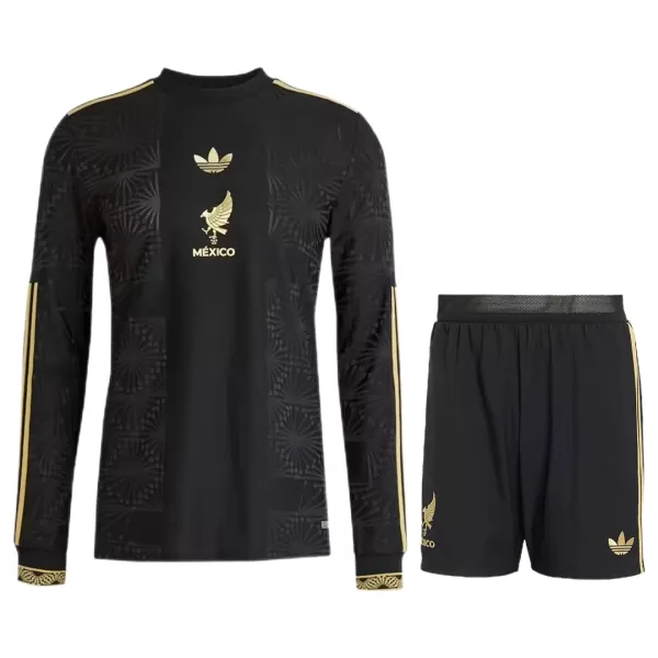 Mexico Tenue Kind 2024/25 Lange Mouw Zwarte - Speciaal Mexico Tenue Kind 2024/25 Lange Mouw Zwarte - Speciaal