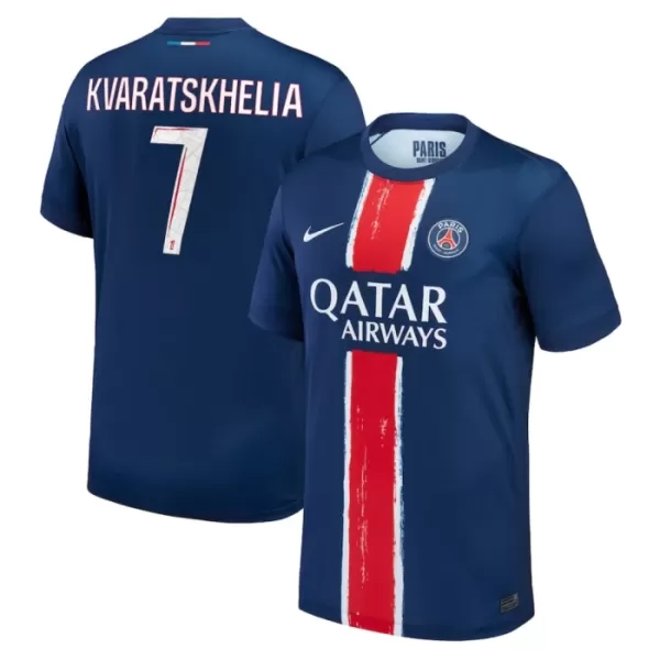 Paris Saint-Germain Kvaratskhelia 7 Shirt Heren Thuis 2024/25 Paris Saint-Germain Kvaratskhelia 7 Shirt Heren Thuis 2024/25