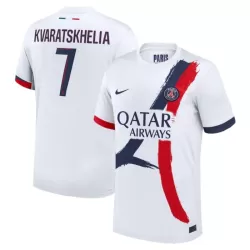 Paris Saint-Germain Kvaratskhelia 7 Shirt Heren Uit 2024/25