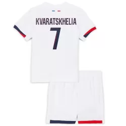 Paris Saint-Germain Kvaratskhelia 7 Tenue Kind Uit 2024/25