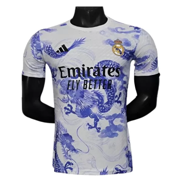Real Madrid Dragon Shirt Heren 2024/25 Witte - Speciaal Real Madrid Dragon Shirt Heren 2024/25 Witte - Speciaal