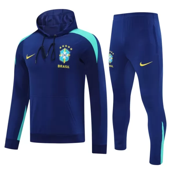 Brazilië Trainingssweaterset Heren 2024/25 Grijze Brazilië Trainingssweaterset Heren 2024/25 Grijze