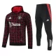 Manchester United Hoodie Trainingssweaterset Heren 2024/25 Rode Manchester United Hoodie Trainingssweaterset Heren 2024/25 Rode