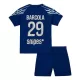 Paris Saint-Germain Bradley Barcola 29 Tenue Kind Vierde 2024/25 Paris Saint-Germain Bradley Barcola 29 Tenue Kind Vierde 2024/25