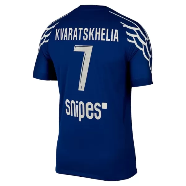 Paris Saint-Germain Kvaratskhelia 7 Shirt Heren Vierde 2024/25