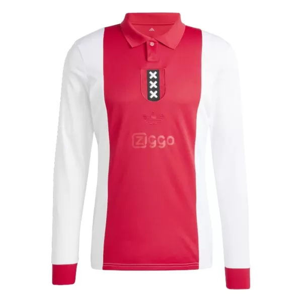 AFC Ajax Shirt Heren Verjaardag 2025 Lange Mouw AFC Ajax Shirt Heren Verjaardag 2025 Lange Mouw