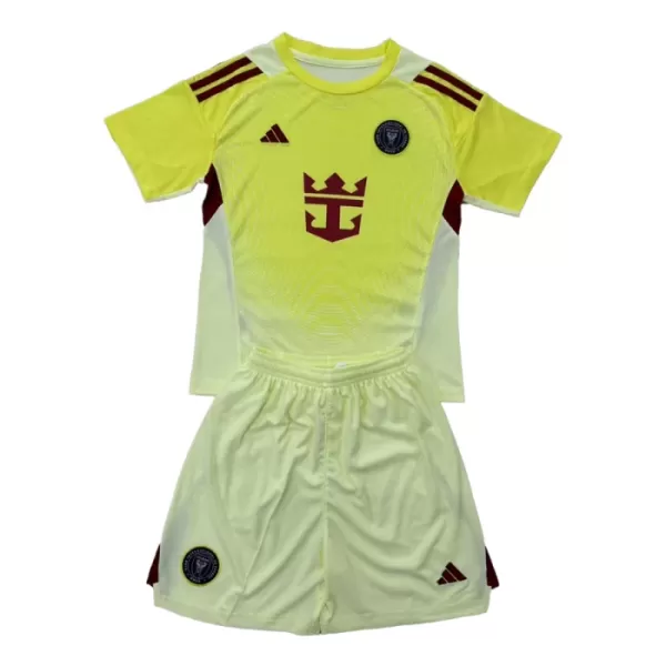Inter Miami CF Keeper Tenue Kind 2025/26 Gele Inter Miami CF Keeper Tenue Kind 2025/26 Gele