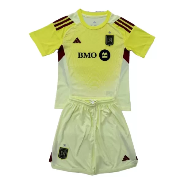Los Angeles FC Keeper Tenue Kind 2025 Gele Los Angeles FC Keeper Tenue Kind 2025 Gele