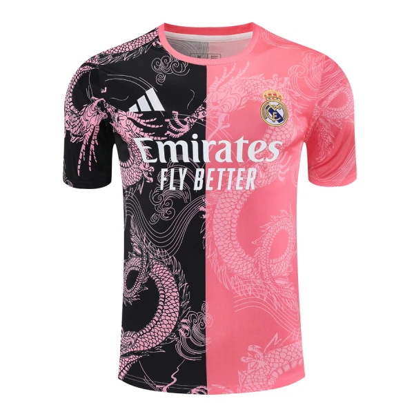 Real Madrid Dragon Shirt Heren 2024/25 Roze Real Madrid Dragon Shirt Heren 2024/25 Roze