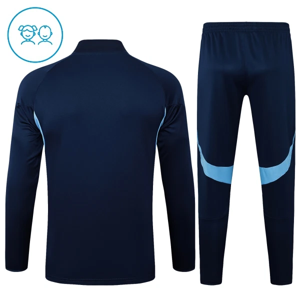 Arsenal Trainingssweaterset Kind 2025/26 Kwartrits Grijze