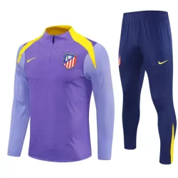 Atlético Madrid Trainingssweaterset Heren 2025/26 Kwartrits Purper Atlético Madrid Trainingssweaterset Heren 2025/26 Kwartrits Purper