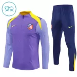 Atlético Madrid Trainingssweaterset Kind 2025/26 Kwartrits Purper
