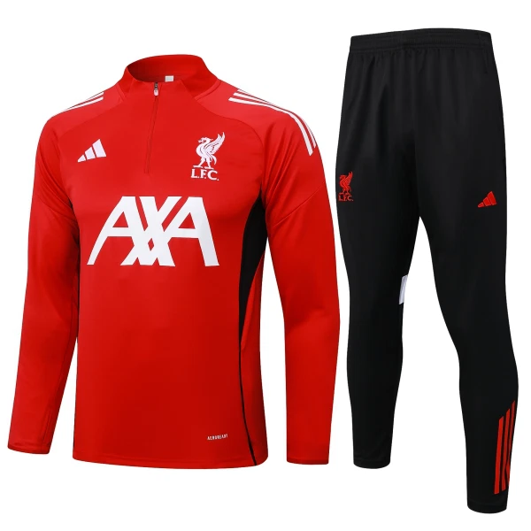 Liverpool Trainingssweaterset Heren 2024/25 Kwartrits Rode Liverpool Trainingssweaterset Heren 2024/25 Kwartrits Rode