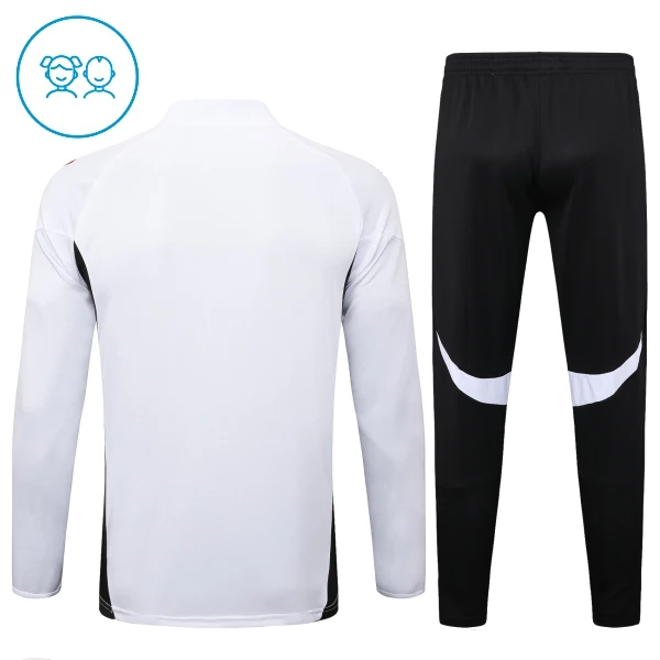 Liverpool Trainingssweaterset Kind 2025/26 Kwartrits Witte