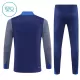Paris Saint-Germain Trainingssweaterset Kind 2025/26 Kwartrits Grijze