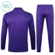Real Madrid Trainingssweaterset Kind 2025/26 Kwartrits Purper