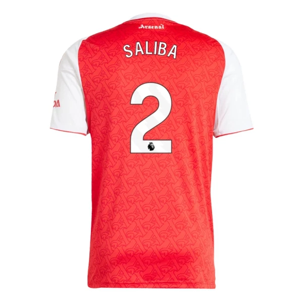 Arsenal Saliba 2 Shirt Heren Thuis 2025/26