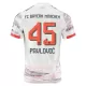 FC Bayern München Aleksandar Pavlovic 45 Shirt Heren Uit 2025/26 FC Bayern München Aleksandar Pavlovic 45 Shirt Heren Uit 2025/26