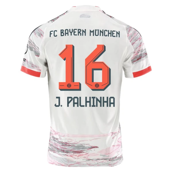 FC Bayern München J. Palhinha 16 Shirt Heren Uit 2025/26 FC Bayern München J. Palhinha 16 Shirt Heren Uit 2025/26