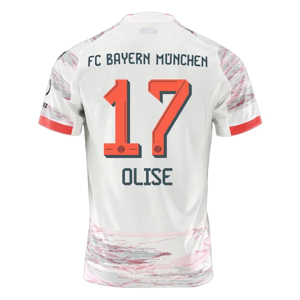 FC Bayern München Olise 17 Shirt Heren Uit 2025/26 FC Bayern München Olise 17 Shirt Heren Uit 2025/26