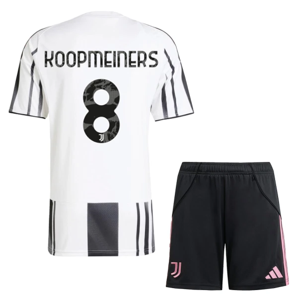 Juventus Koopmeiners 8 Tenue Kind Thuis 2025/26 Juventus Koopmeiners 8 Tenue Kind Thuis 2025/26