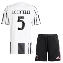 Juventus Locatelli 5 Tenue Kind Thuis 2025/26 Juventus Locatelli 5 Tenue Kind Thuis 2025/26