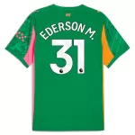 Manchester City Ederson M. 31 Keeper Shirt Heren 2025/26 Groene
