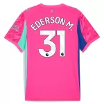 Manchester City Ederson M. 31 Keeper Shirt Heren 2025/26 Roze