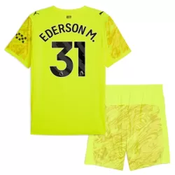 Manchester City Ederson M. 31 Keeper Tenue Kind 2025/26 Gele Manchester City Ederson M. 31 Keeper Tenue Kind 2025/26 Gele