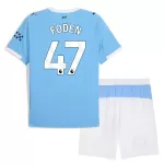 Manchester City Foden 47 Tenue Kind Thuis 2025/26