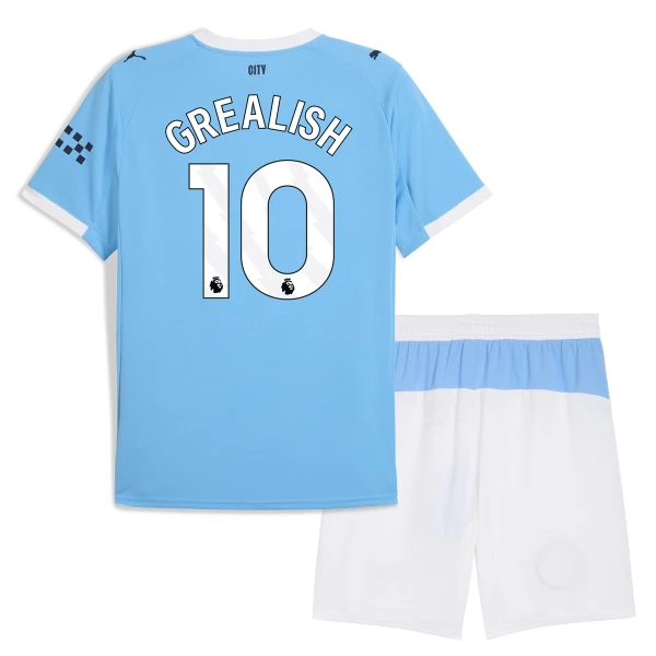 Manchester City Grealish 10 Tenue Kind Thuis 2025/26 Manchester City Grealish 10 Tenue Kind Thuis 2025/26