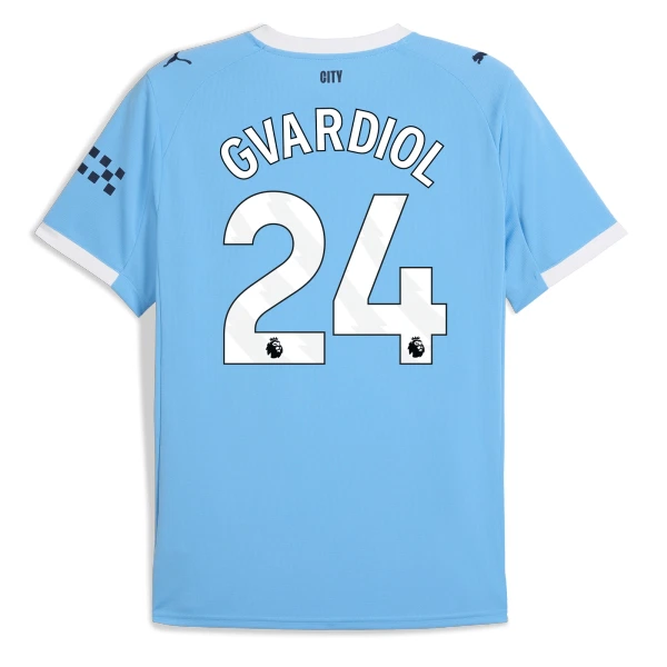 Manchester City Gvardiol 24 Shirt Heren Thuis 2025/26