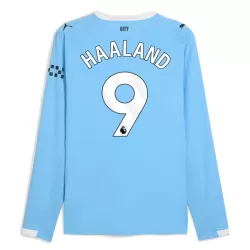Manchester City Haaland 9 Shirt Heren Thuis 2025/26 Lange Mouw Manchester City Haaland 9 Shirt Heren Thuis 2025/26 Lange Mouw