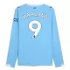 Manchester City Haaland 9 Shirt Heren Thuis 2025/26 Lange Mouw