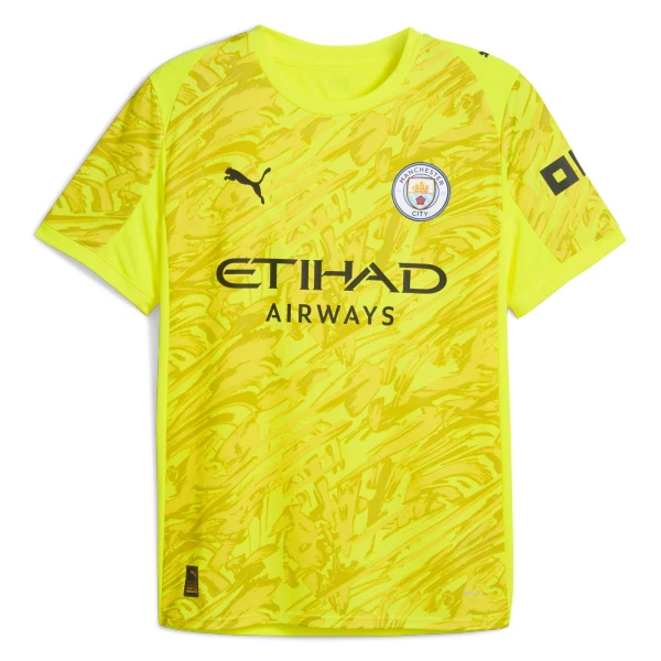 Manchester City Keeper Shirt Heren 2025/26 Gele