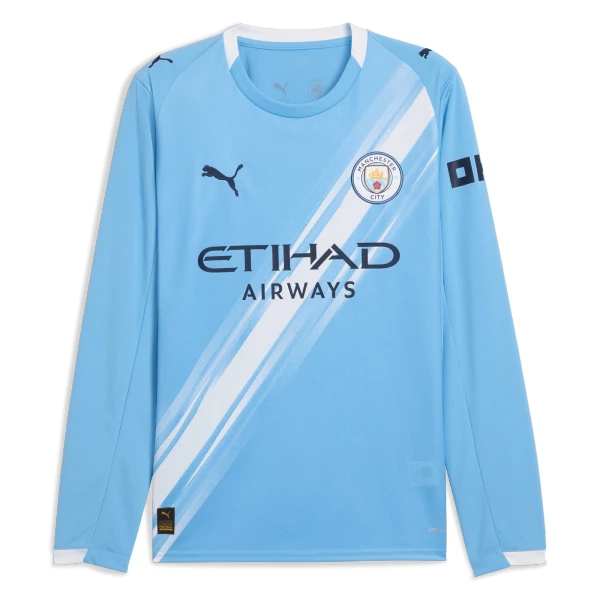 Manchester City Shirt Heren Thuis 2025/26 Lange Mouw