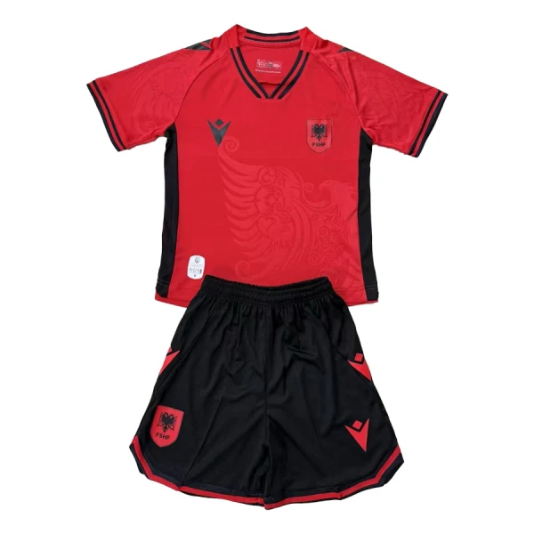 Albanië Tenue Kind Thuis 2025/26 Albanië Tenue Kind Thuis 2025/26