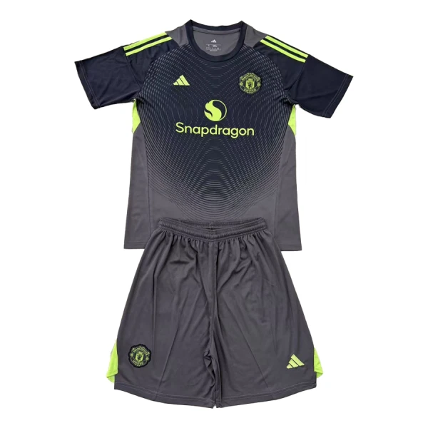 Manchester United Keeper Tenue Kind 2025/26 Zwarte Manchester United Keeper Tenue Kind 2025/26 Zwarte