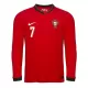 Portugal Ronaldo 7 Shirt Heren Thuis 2025 Lange Mouw