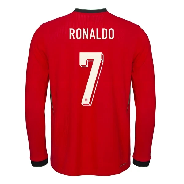 Portugal Ronaldo 7 Shirt Heren Thuis 2025 Lange Mouw