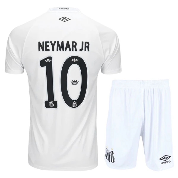 Santos FC Neymar JR 10 Tenue Kind Thuis 2025/26 Santos FC Neymar JR 10 Tenue Kind Thuis 2025/26