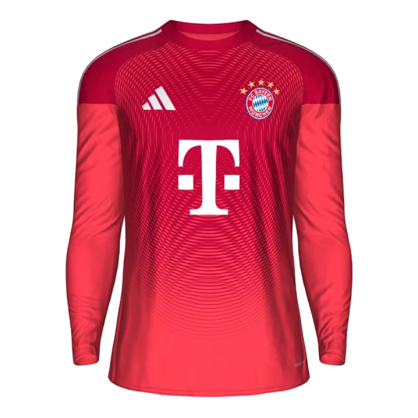 FC Bayern München Keeper Shirt Heren 2025/26 Lange Mouw Rode