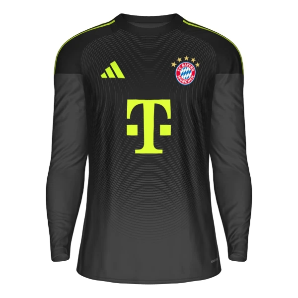 FC Bayern München Keeper Shirt Heren 2025/26 Lange Mouw Zwarte