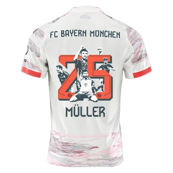 FC Bayern München Thomas Müller 25 Tenue Kind Uit 2025/26 - Speciaal