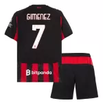 AC Milan Gimenez 7 Tenue Kind Thuis 2025/26